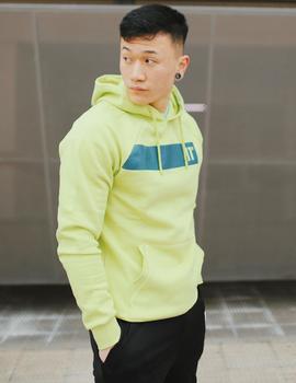 Sudadera Eleven Degrees  BLOCK GRAPHIC - Avocado Green