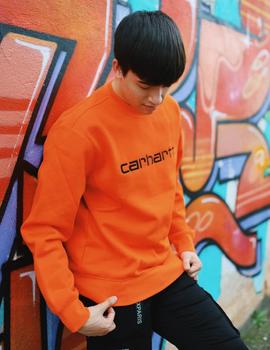 Sudadera Crew CARHARTT SWEAT - Pepper / Black