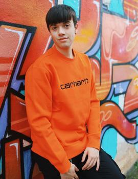 Sudadera Crew CARHARTT SWEAT - Pepper / Black