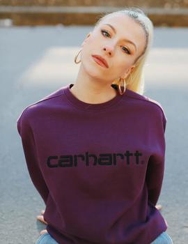 Sudadera Crew W' CARHARTT SWEAT - Boysenberry / Bl