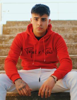 Sudadera Capucha Project X Paris 1920010 LOGO - Rojo