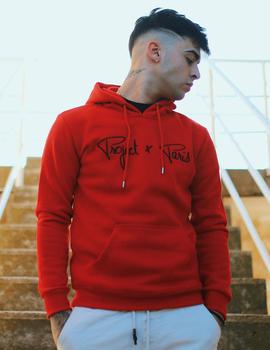 Sudadera Capucha Project X Paris 1920010 LOGO - Rojo