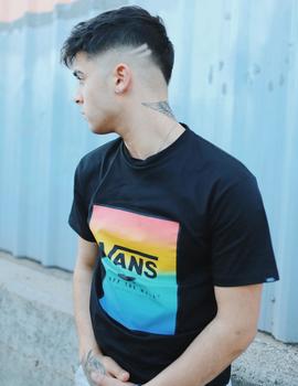 Camiseta VANS CLASSIC PRINT BOX - Black/Spectrum Tie Dy