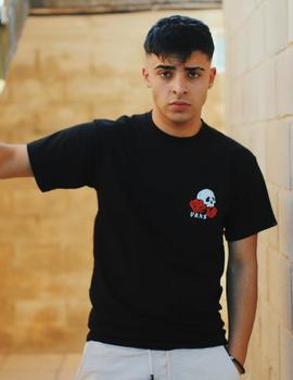 Camiseta VANS ROSE BED - Black