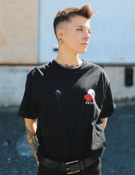 Camiseta VANS ROSE BED - Black