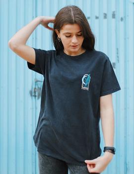 Camiseta KAOTIKO LEOPARD - Washed Black
