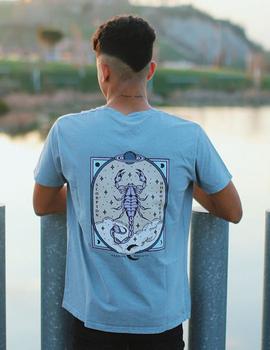 Camiseta Kaotiko SCORPION - Washed Acero
