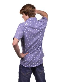 Camisa Hydroponic MARSHALL - Blue Pineapples