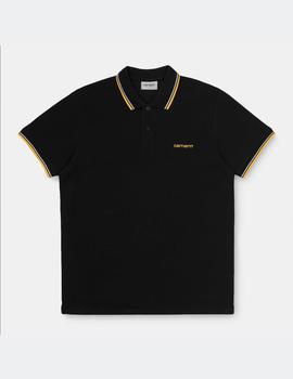 Polo Carhartt Script Embroidery - Black