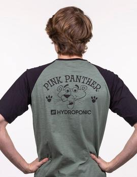 Camiseta Hydroponic PINK LOGO - Hedge Green / Black