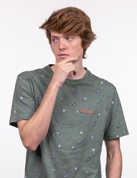 Camiseta Hydroponic SEAFOOD - Hedge Green