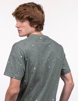 Camiseta Hydroponic SEAFOOD - Hedge Green