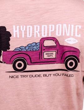 Camiseta Hydroponic NICE TRY - Rose Cloud