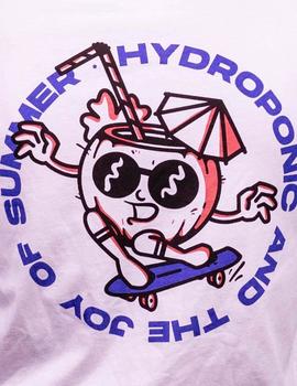 Camiseta Hydroponic SUMMER JOY - White