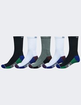 Calcetines EVAN CREW SPORT (Pack de 5) - White Nav