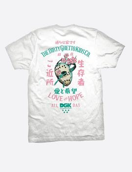 Camiseta DGK BLOSSOM - Blanco