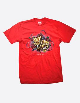 Camiseta DGK GOLDEN FACES - Rojo