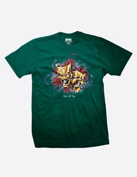 Camiseta DGK GOLDEN FACES - Verde Kelly