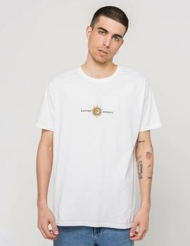 Camiseta Kaotiko WASHED SUN - Blanco