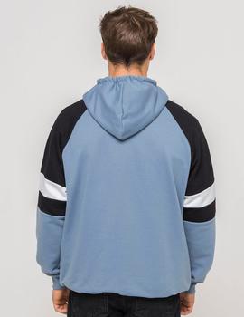 Sudadera Capucha Kaotiko OWEN - Azul Negro