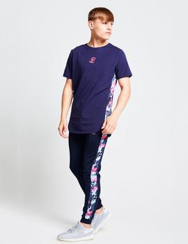 Camiseta SLIDE - Navy/Neon Pink Camo