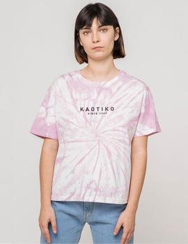 Camiseta Kaotiko TIE DYE SPIRAL - Rosa