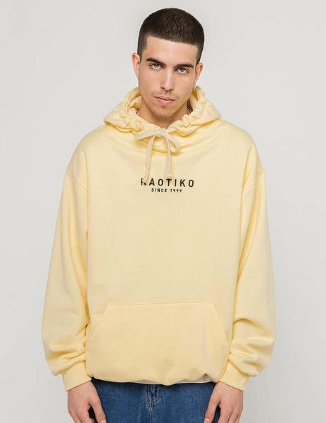 Sudadera Capucha Kaotiko VANCOUVER Amarillo Pastel