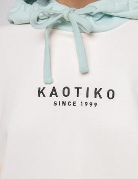 Sudadera Capucha Kaotiko BLOCK - Pastel