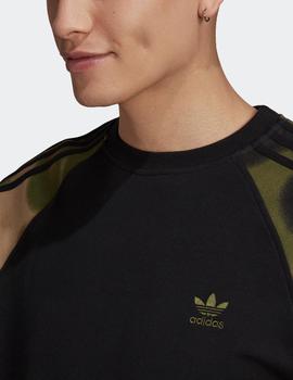 Sudadera Crew Adidas CAMO  - Negro/Camo