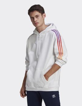 Sudadera Capucha Adidas SPRT SWEAT HOOD - Blanco Multicol