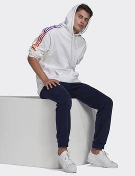 Sudadera Capucha Adidas SPRT SWEAT HOOD - Blanco Multicol