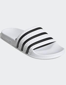 Chanclas Adidas ADILETTE - Blanco/Negro