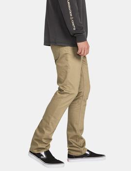 VORTA 5 POCKET SLUB PANT KHA KHAKI