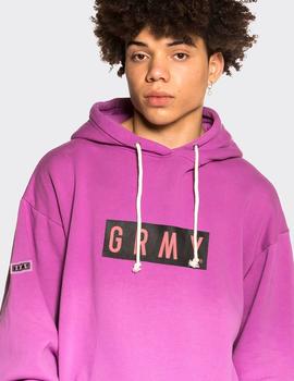 Sudadera Capucha Grimey FRENZY GRADIENT - Morado