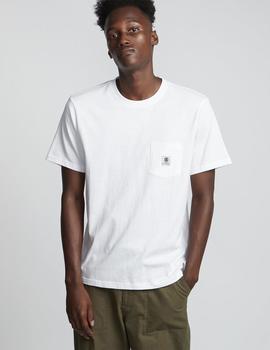 Camiseta Element BASIC POCKET LABEL - Optic White