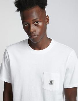 Camiseta Element BASIC POCKET LABEL - Optic White