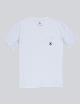 Camiseta Element BASIC POCKET LABEL - Optic White