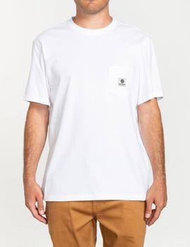 Camiseta Element BASIC POCKET LABEL - Optic White