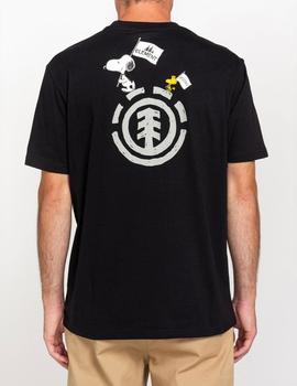 Camiseta Element PEANUTS SLIDE - Flint Black