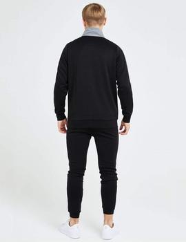 Sudadera Quarter Illusive London HYBRID - Black/Grey