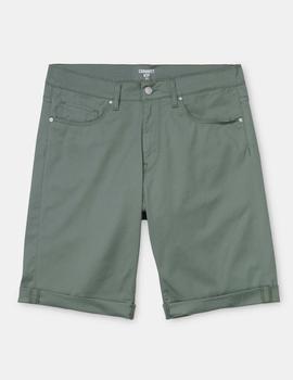 Bermuda Carhartt SWELL -Dolar green rinsed