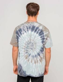 Camiseta TIE DYE ESPIRAL - Lima Gris Blanco