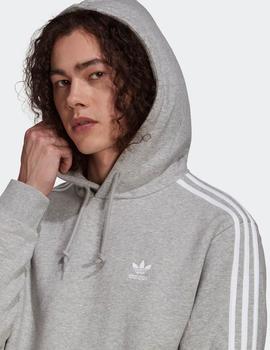 Sudadera Capucha 3-STRIPES - Gris Vigoré