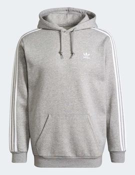 Sudadera Capucha 3-STRIPES - Gris Vigoré