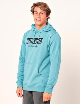 Sudadera RIP CURL Capucha BOXED POP OVER - Mid Blue