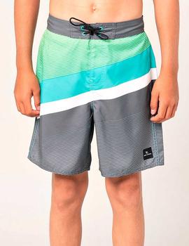 Bañador RIP CURL JR INVERT S/E 16' - Turquoise