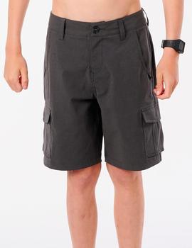 Bermuda RIP CURL JR TRAIL CARGO 17' - Black