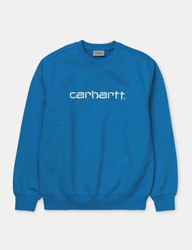 Sudadera Carhartt Sweatshirt - Azzuro white