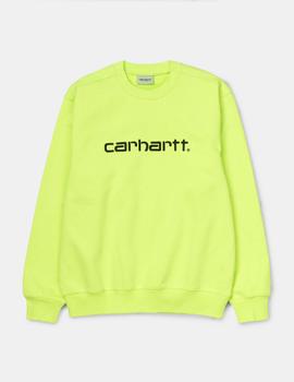 Sudadera Carhartt Sweatshirt - Lime black