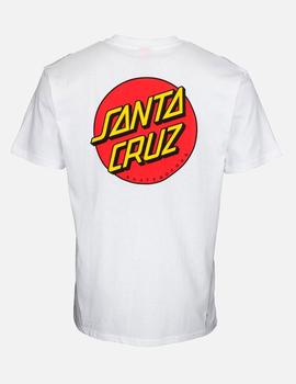 Camiseta SANTA CRUZ CLASSIC DOT CHEST - Blanco